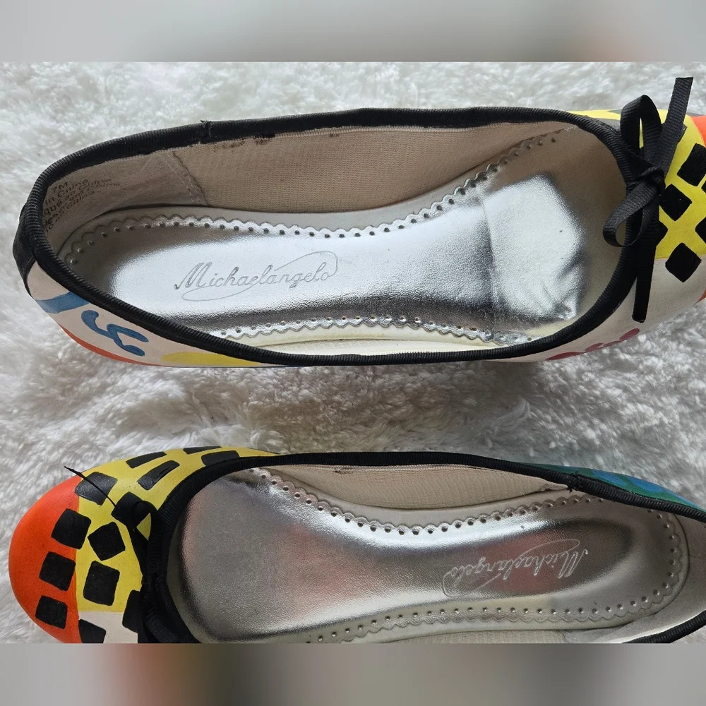 Michaelangelo Multicolor Women's Flats - Picture 2 of 7